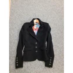 rinasimento blazer zwart maat s