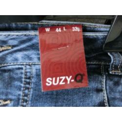 Stoere spijkerbroek suzy q met stretch zgan maat 44 gekocht