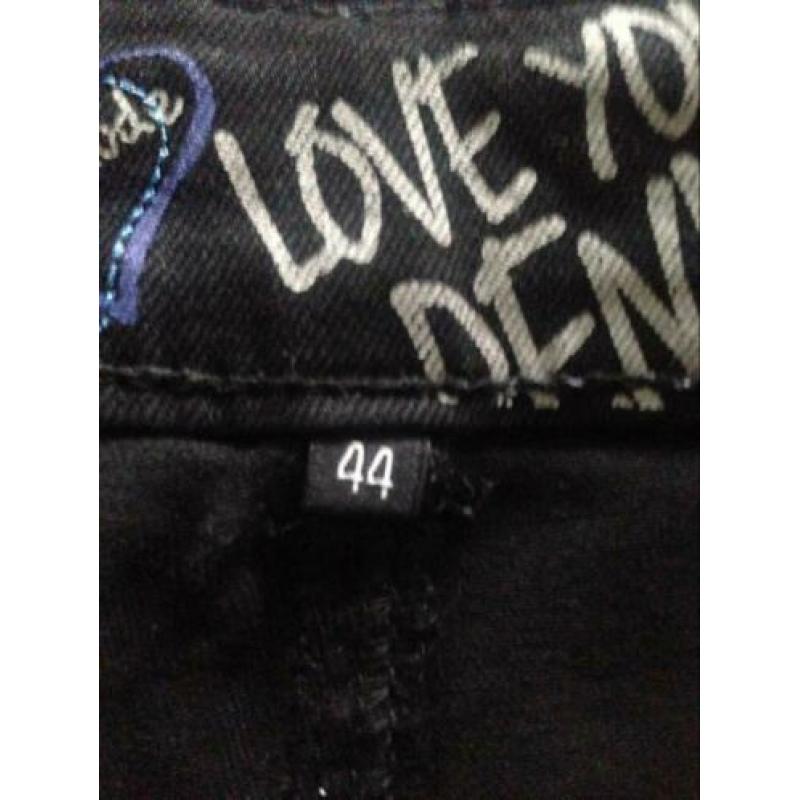 M&S mode zwarte jeans maat 44