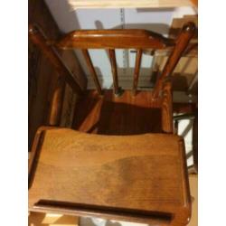 Vintage eet stoel kinderstoel voor maar €7,50