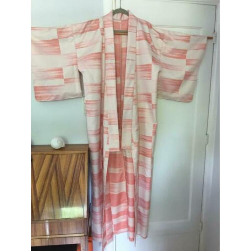 Luxe Kimono, wildezijde, dressing gown ochtendjas, kamerjas