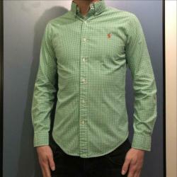 Ralph Lauren overhemd blouse groen ruitjes maat S