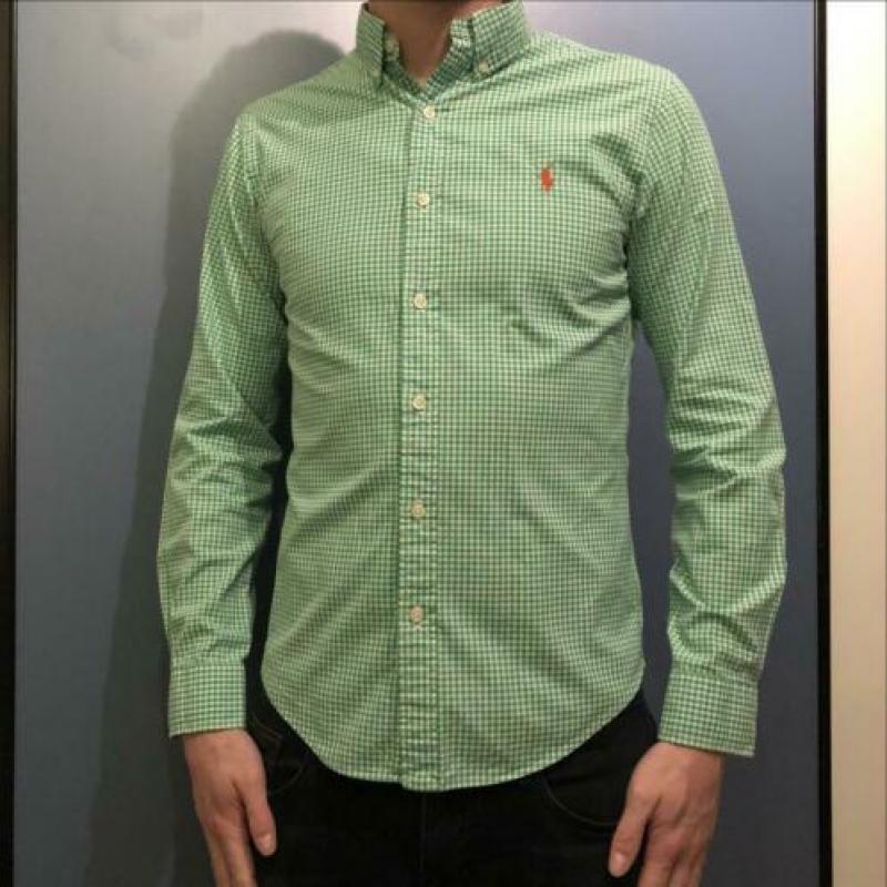 Ralph Lauren overhemd blouse groen ruitjes maat S