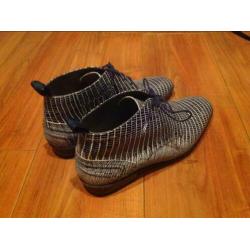 Floris van Bommel half hoge lederen schoenen, maat 7 / 41,5