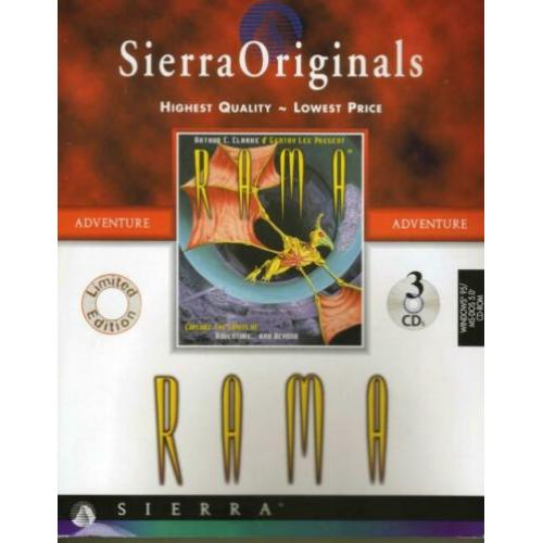 Vintage CD-rom computerspel Rama van Sierra 3 CD-roms