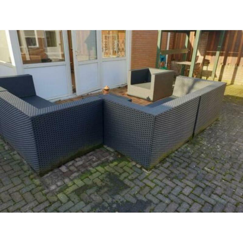 Tuinmeubelen groot model loungeset compleet
