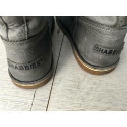 Shabbies Amsterdam grijs laars laag ZGAN