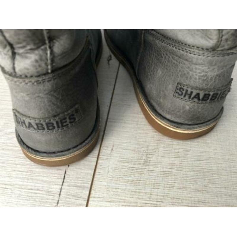 Shabbies Amsterdam grijs laars laag ZGAN