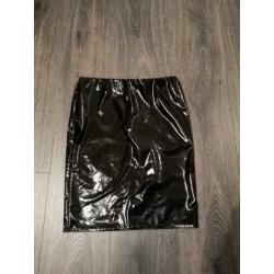 Latex rok maat M nieuw