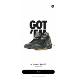 Jordan 5 Off White size 8.5 US / maat 42 EU