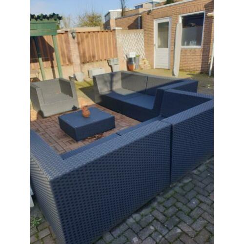 Tuinmeubelen groot model loungeset compleet