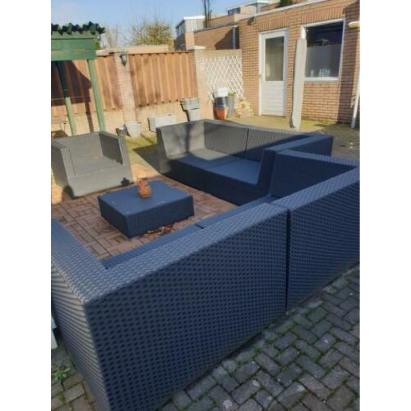 Tuinmeubelen groot model loungeset compleet