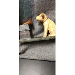 Oud smeedijzer hondje