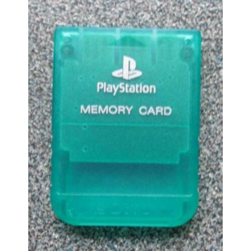 Diverse Originele Playstation 1 & 2 Memory Cards