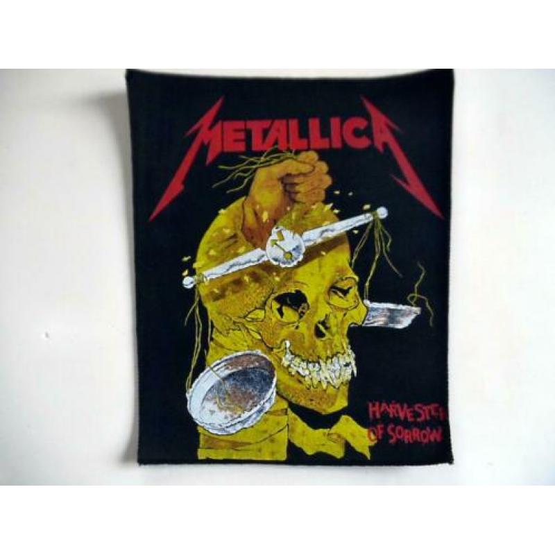 Metallica 80's vintage backpatch bp325 nieuw patch 24x35x31