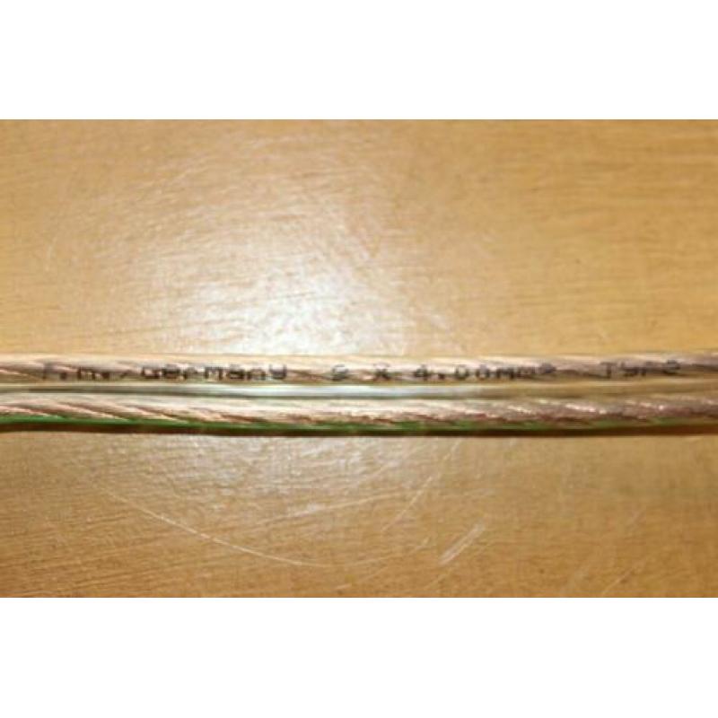 OEHLBACH 2x4mm LUIDSPREKERKABEL 2x12M High-End