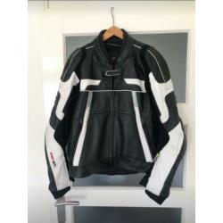 Leren motorpak