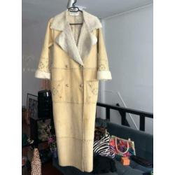 Emanual Ungaro Parallele vintage shearling jas maat S
