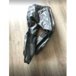 Leren motorpak
