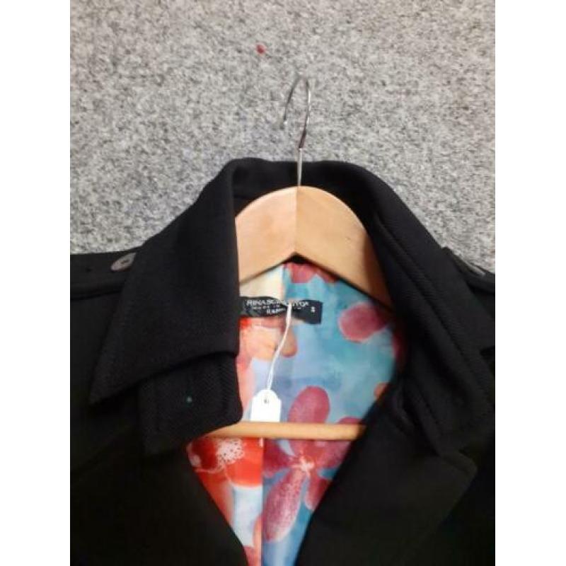 rinasimento blazer zwart maat s