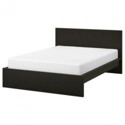 Ikea Malm bed 180x220 zwart