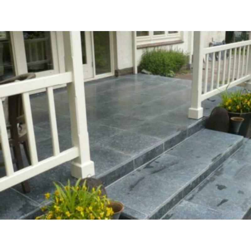 STUNT Vietnamees hardsteen Soft Finish terrastegels 50x50 cm