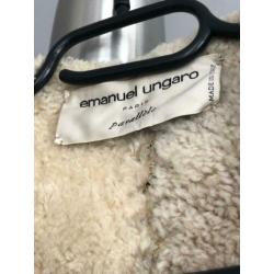 Emanual Ungaro Parallele vintage shearling jas maat S