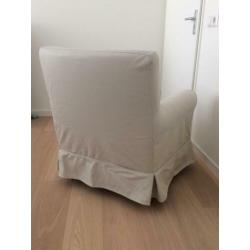 Ikea Ektorp Jennylund fauteuil stoel incl. Beige hoes