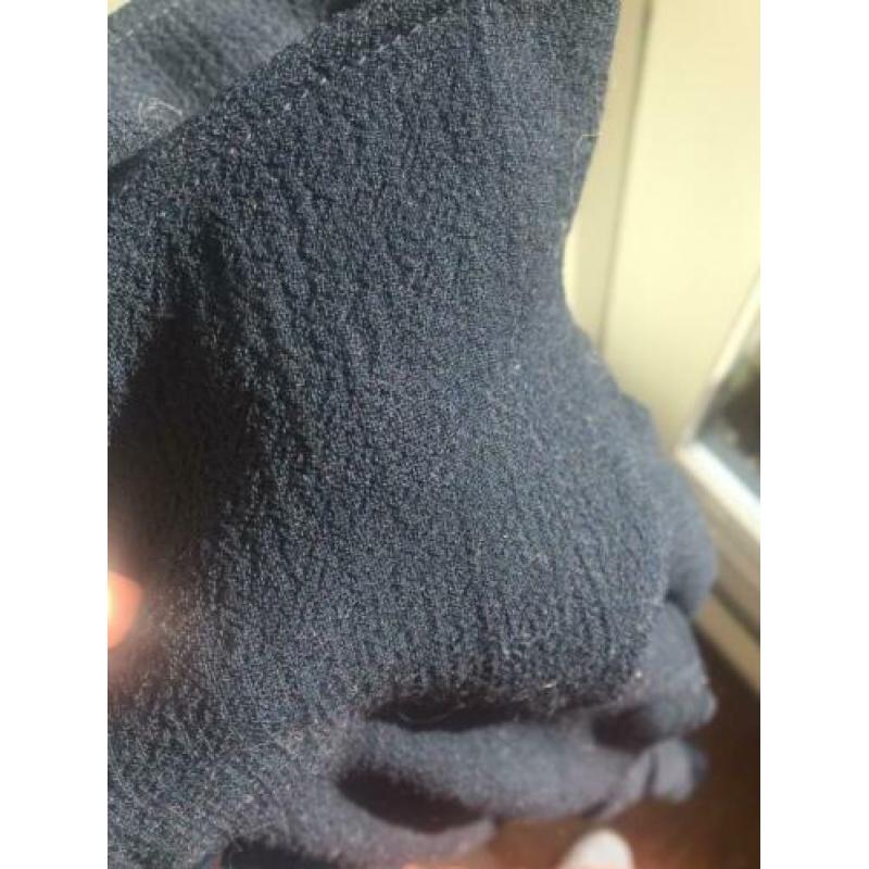 Dnkr blauwe wollen blouse jasje Max Mara/ marina Rinaldi,