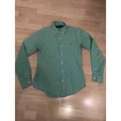 Ralph Lauren overhemd blouse groen ruitjes maat S