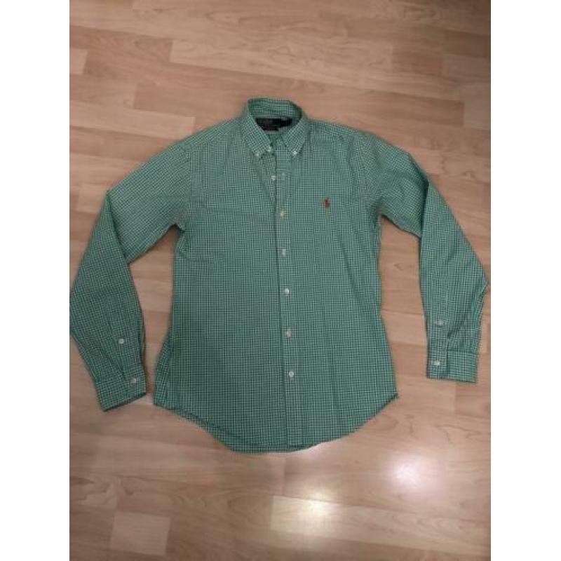 Ralph Lauren overhemd blouse groen ruitjes maat S