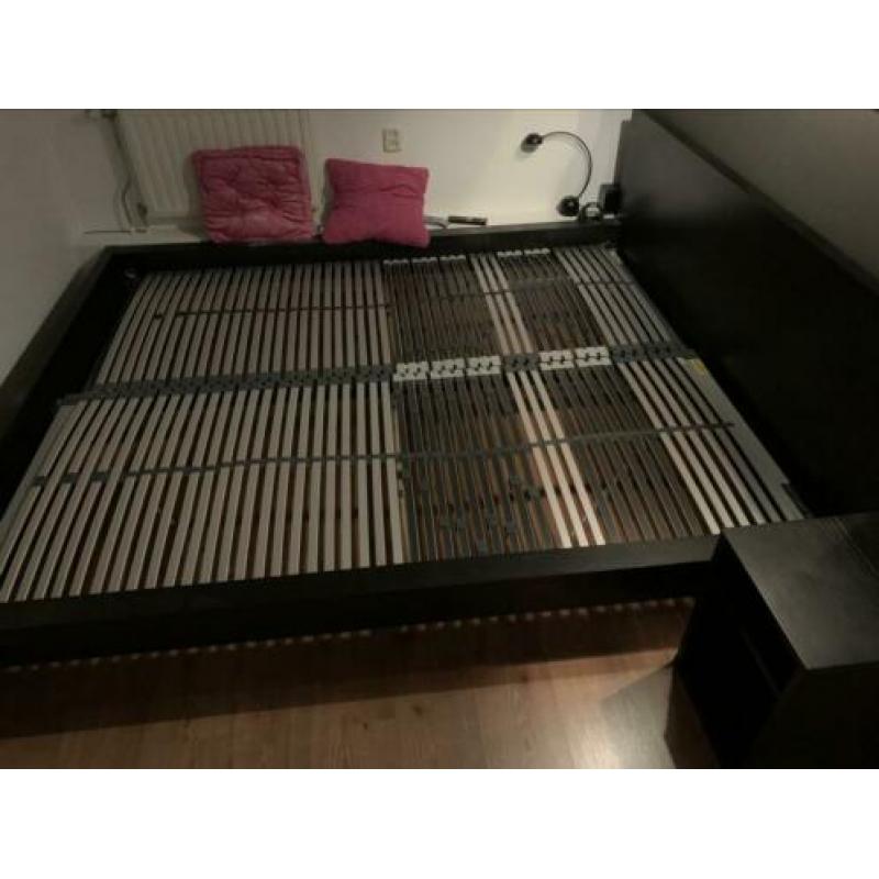 Ikea Malm bed 180x220 zwart