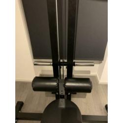 Half rack met lat pulley
