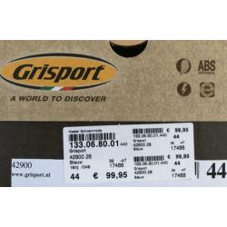 Grisport Herenschoenen/Sneakers - Leer - Blauw - Maat 44