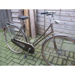 Vintage/retro opvallende Peugeot damesfiets