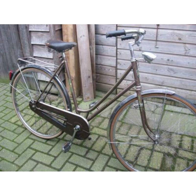 Vintage/retro opvallende Peugeot damesfiets