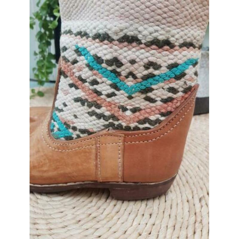 Kiboots Ibiza kelim laarzen maat 38 western boots boho