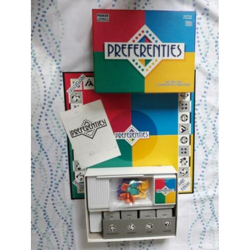Bordspel Preferenties van Parker.