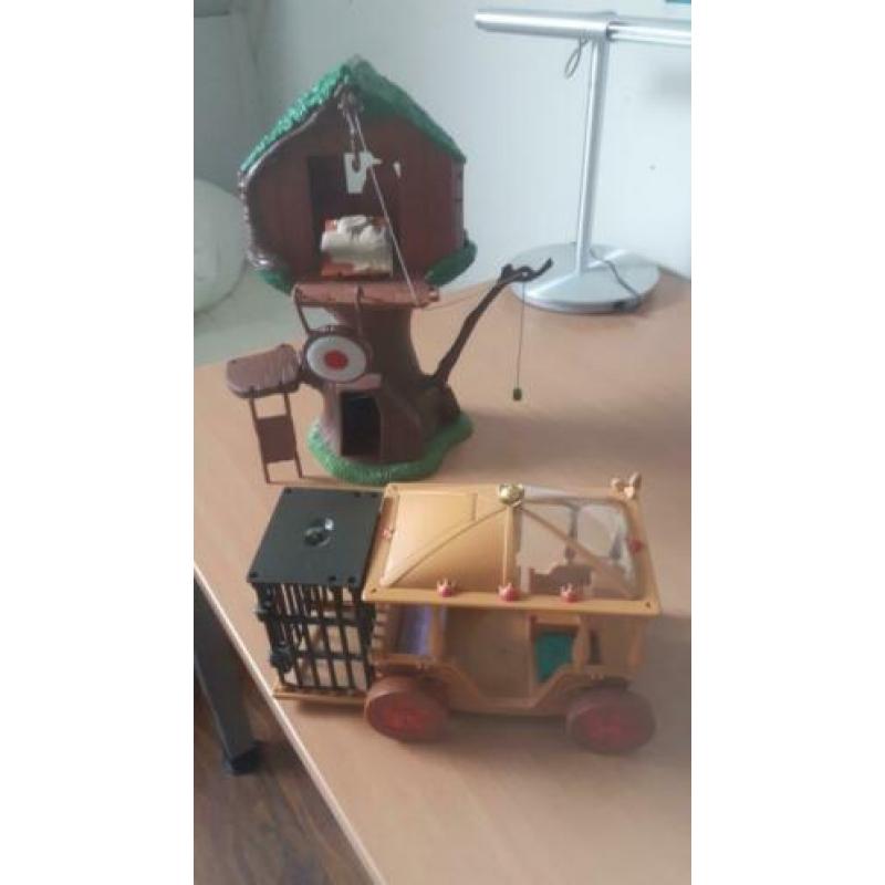 Robin Hood boomhut en wagen