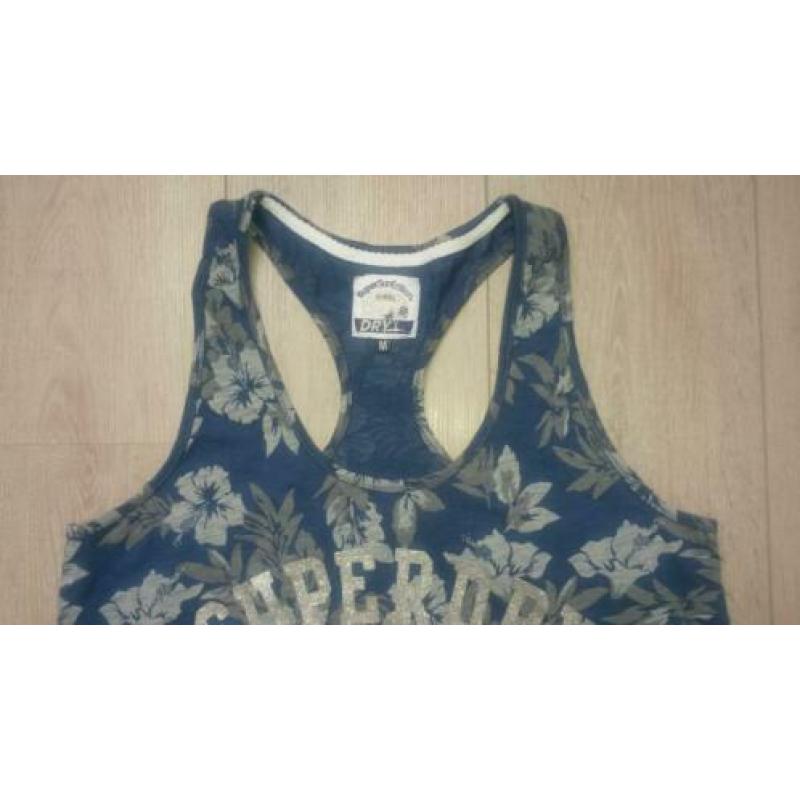 NIEUW SUPERDRY Tropisch hemdtopje, mt M