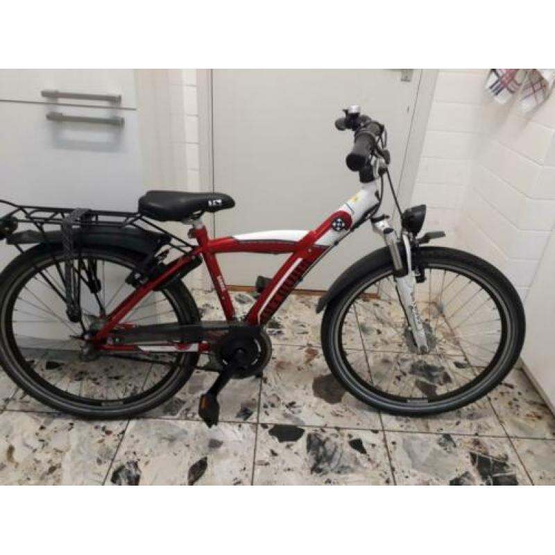 jongensfiets Batavus Snake 24 inch 3 Nexus, red & white