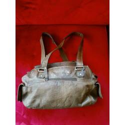 Spikes & Sparrow tas leer. bruin