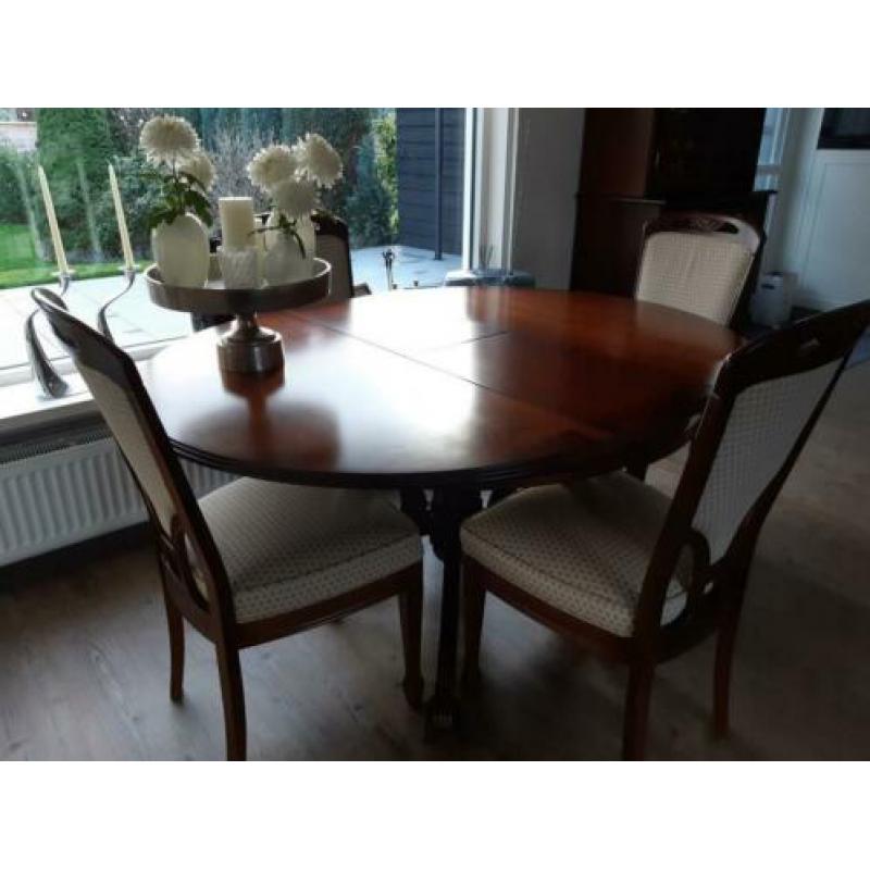 Complete meubelset (kast/eettafel/2xsalontafel) voor € 275!