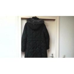 H&M: z.g.a.n.gewatteerde dames winterjas mt: 40 kleur: zwart