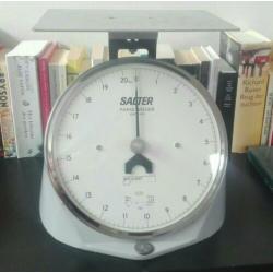 vintage weegschaal PTT, Salter 20kg