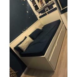 Ikea odda flaxa bed + onderschuif bed gedemonteerd