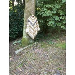 Echt prachtig vintage: mooie poncho in goede staat