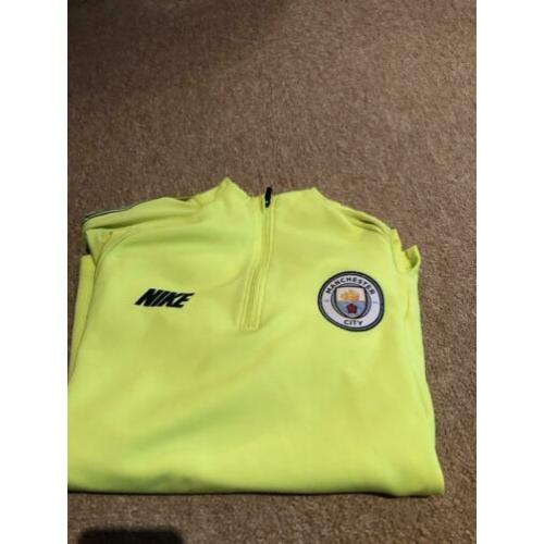 Manchester city nike drilltop maat 137-147 cm maat m