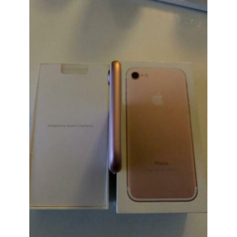 IPhone 7 roos gold 32gb compleet met doos