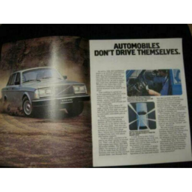 1980 Volvo The Driver's Car Brochure USA